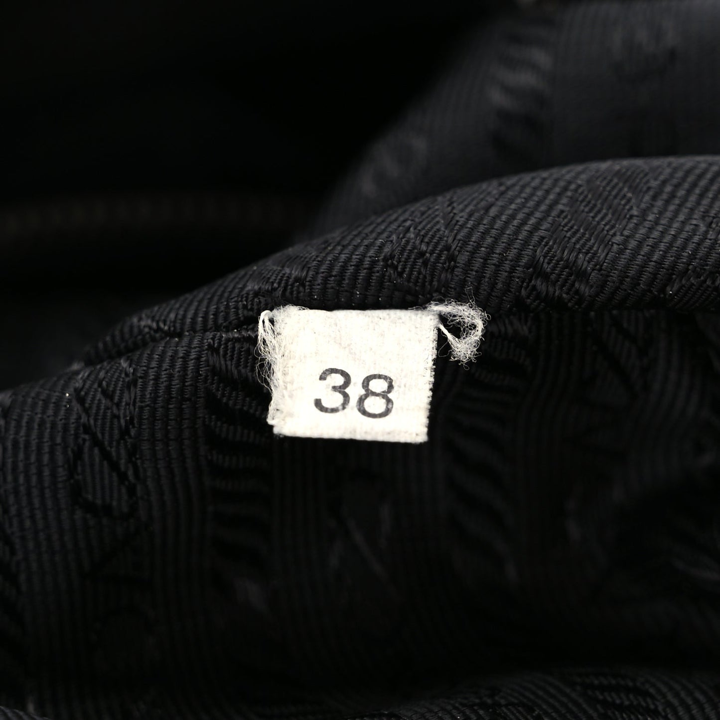 Prada Cervo Hobo Shoulder Bag Black