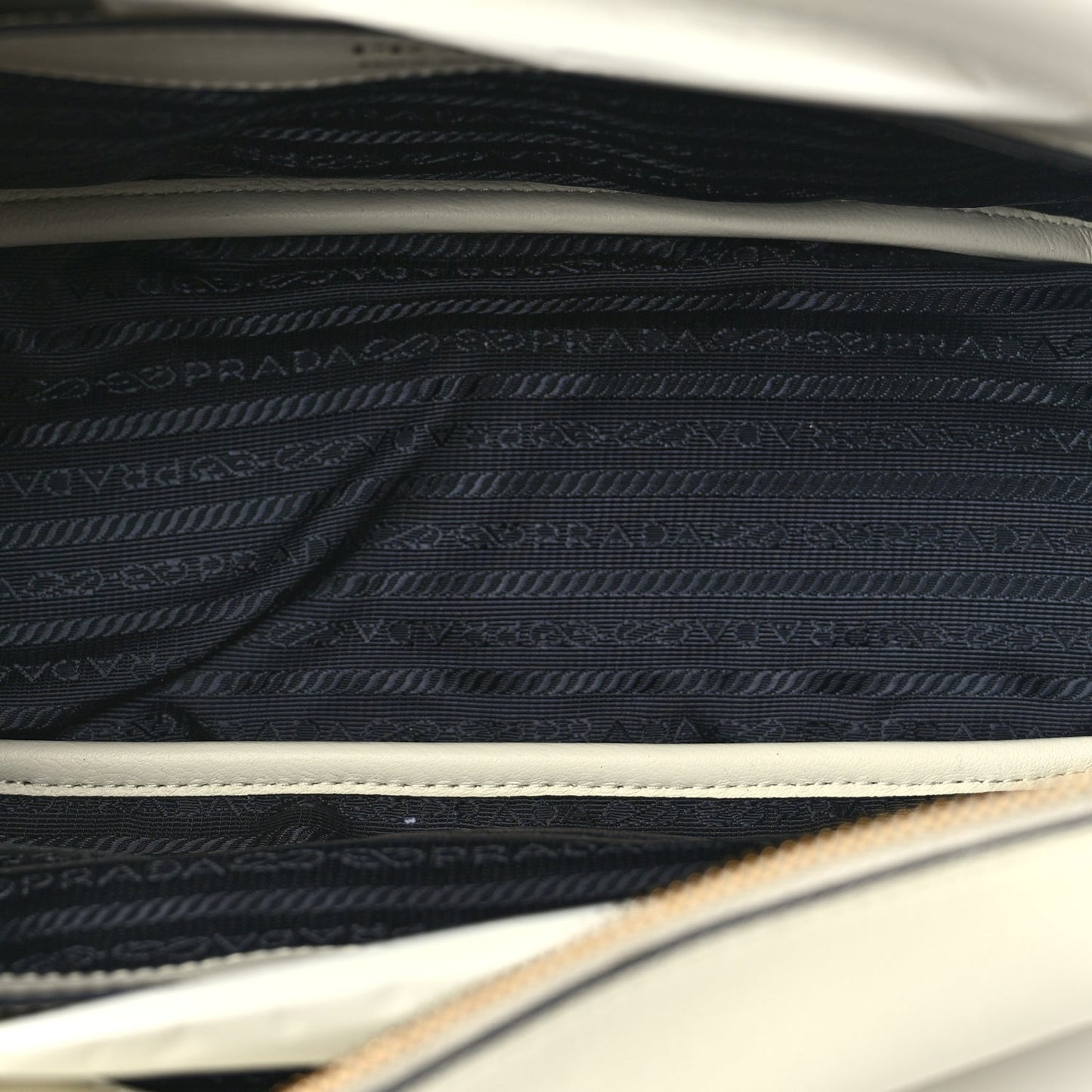 Prada Soft Calfskin Medium Darling Shoulder Bag White