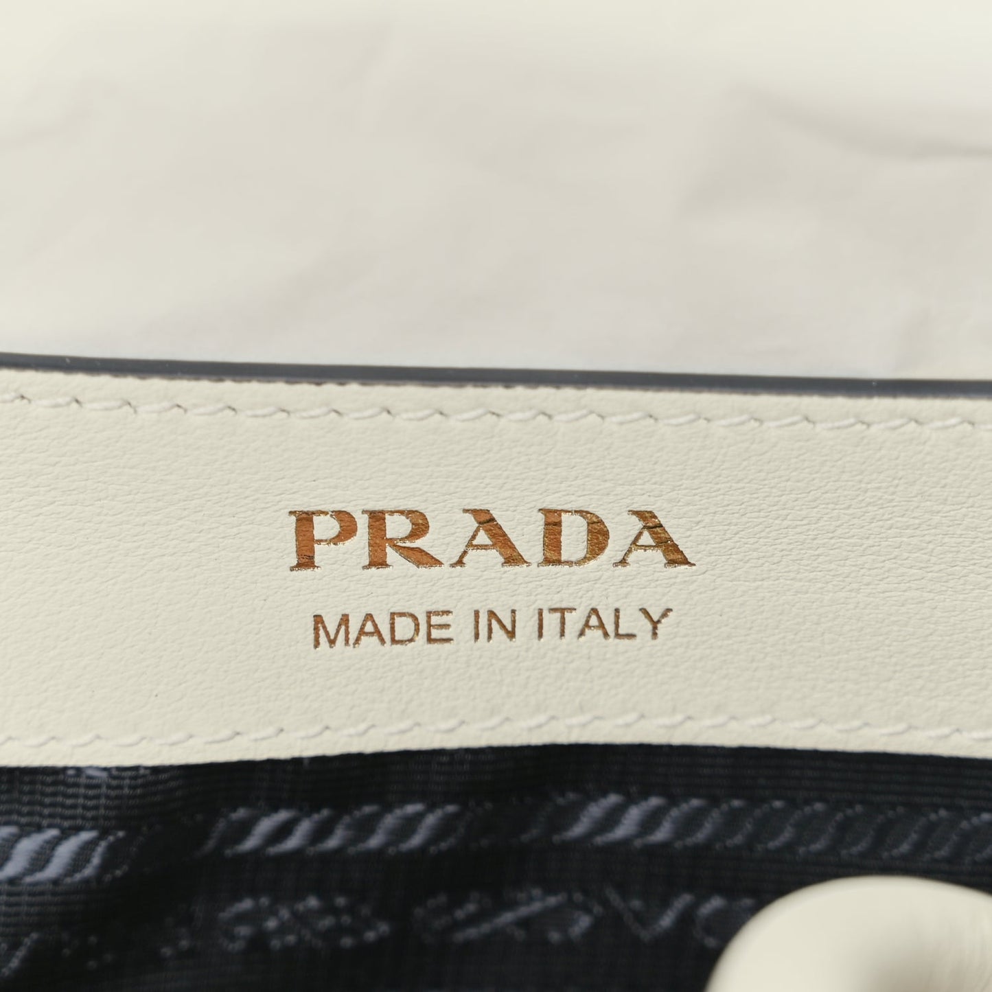 Prada Soft Calfskin Medium Darling Shoulder Bag White
