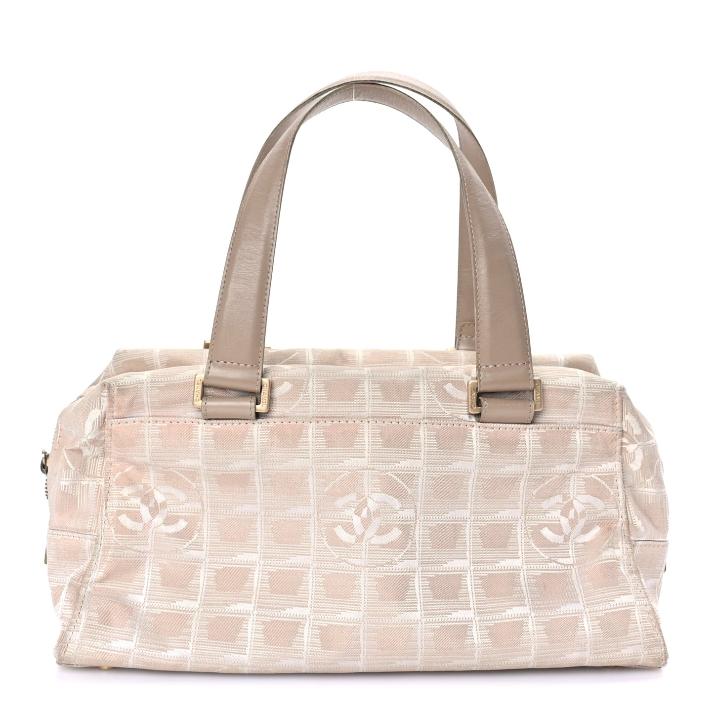 Chanel Nylon Travel Shoulder Bag  Pink