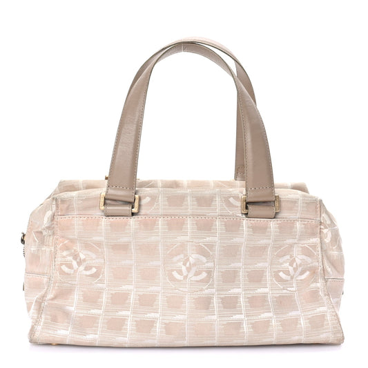 Chanel Nylon Travel Shoulder Bag  Pink