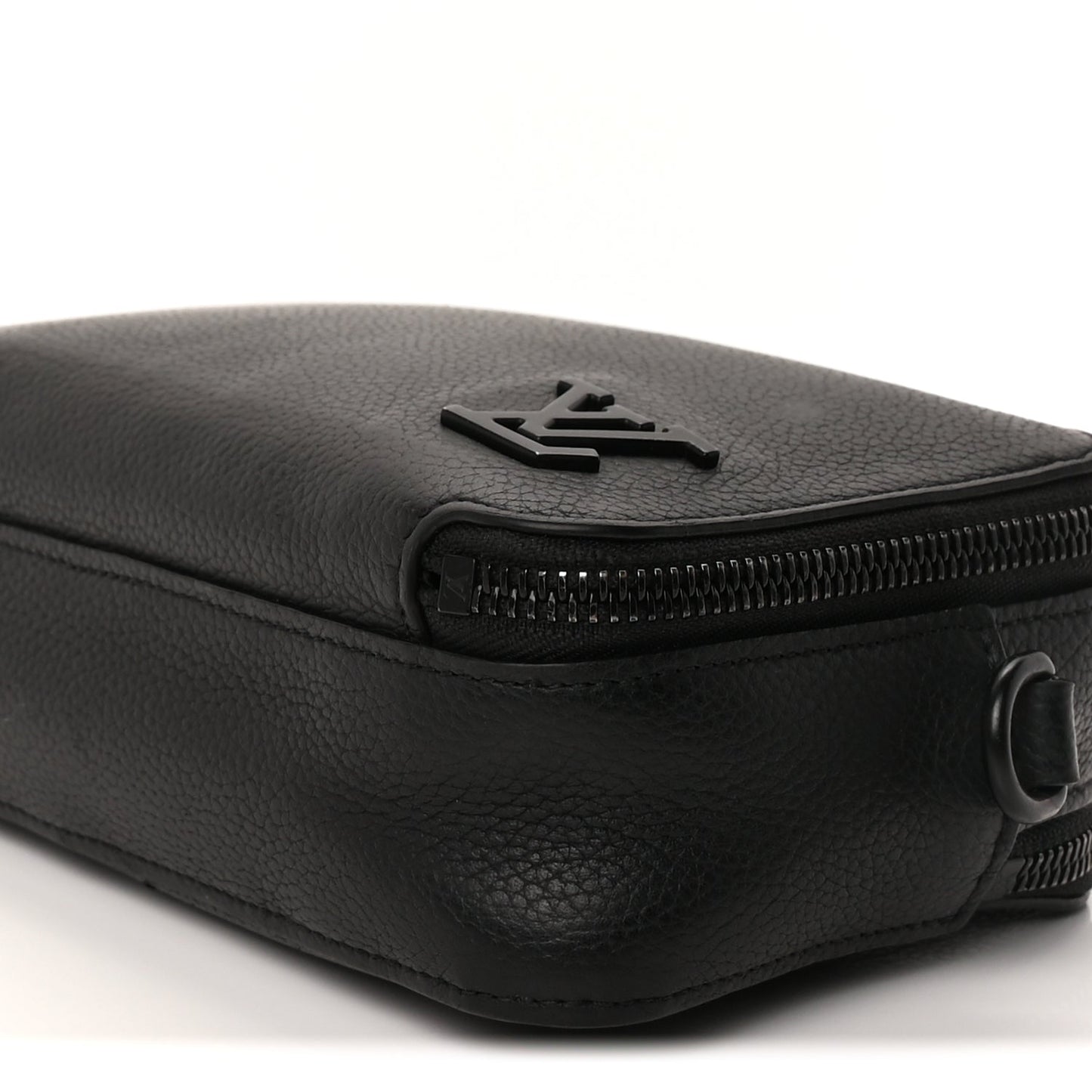Louis Vuitton Calfskin Aerogram Alpha Wearable Wallet Black