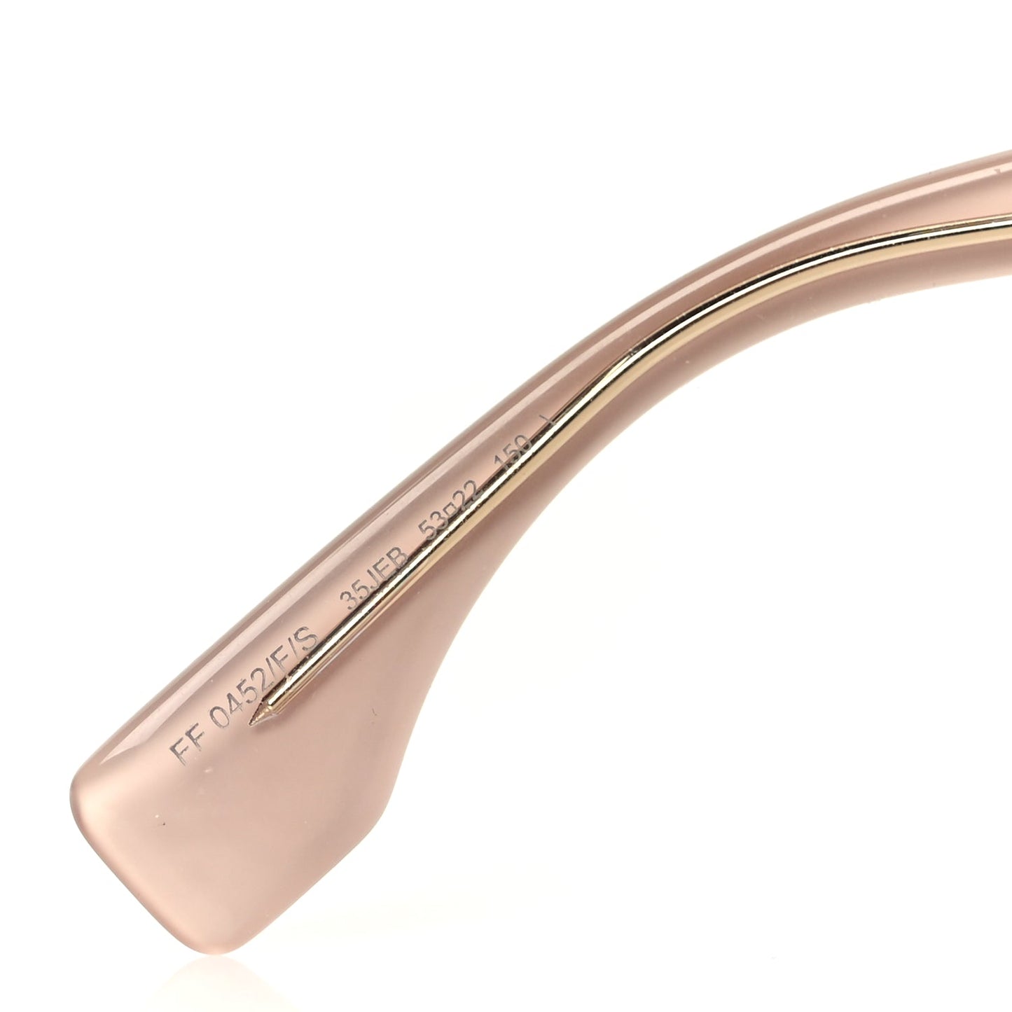 Fendi Acetate FF Cat Eye Sunglasses FF0452/F/S Pink