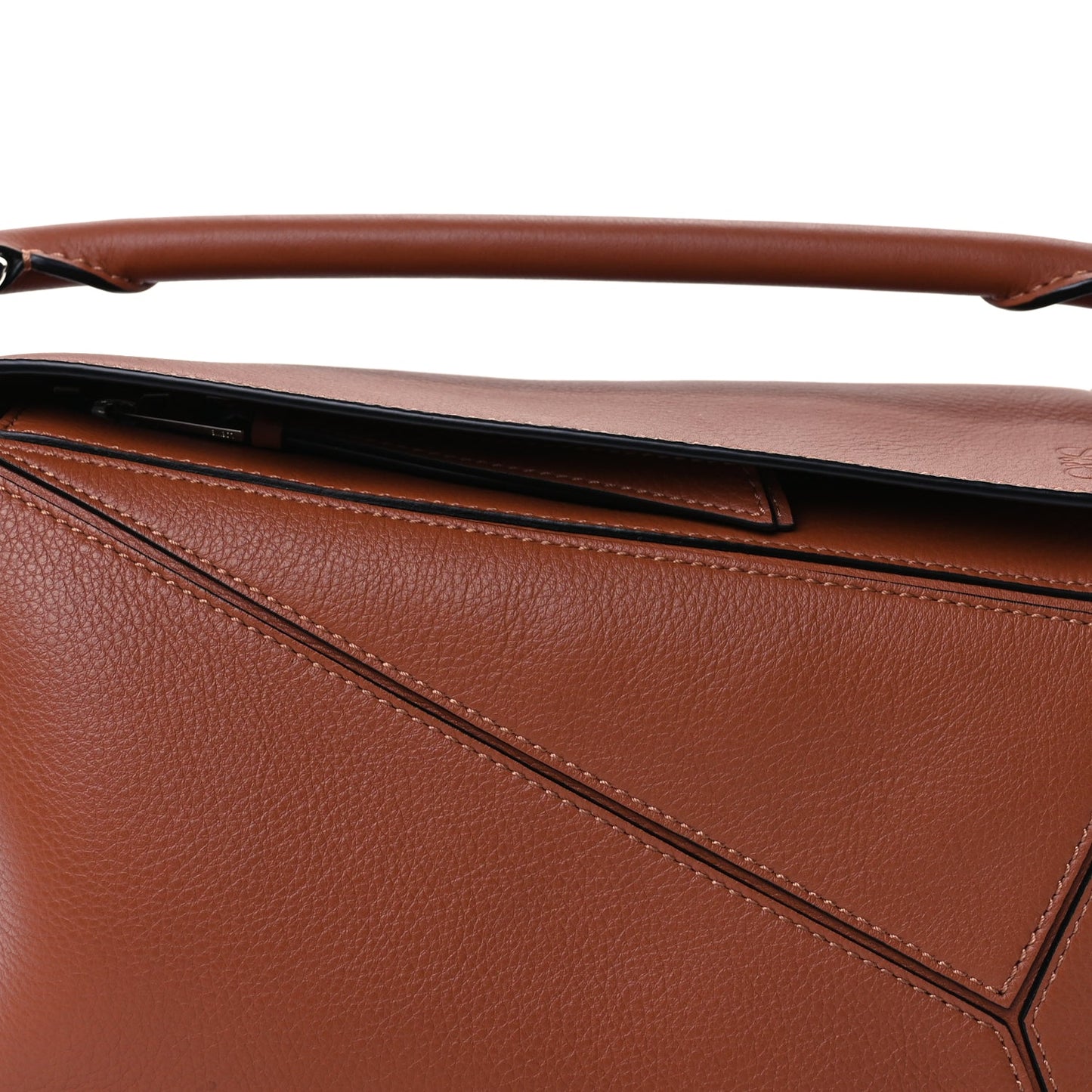 Loewe Calfskin Mini Puzzle Edge Bag Tan