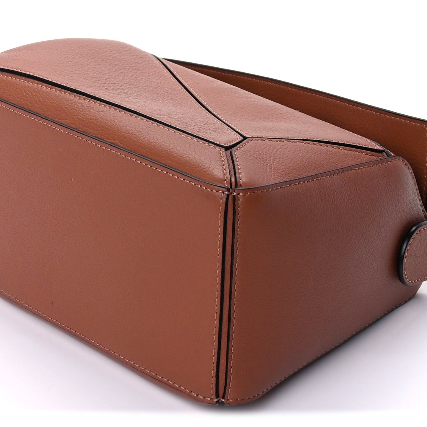 Loewe Calfskin Mini Puzzle Edge Bag Tan