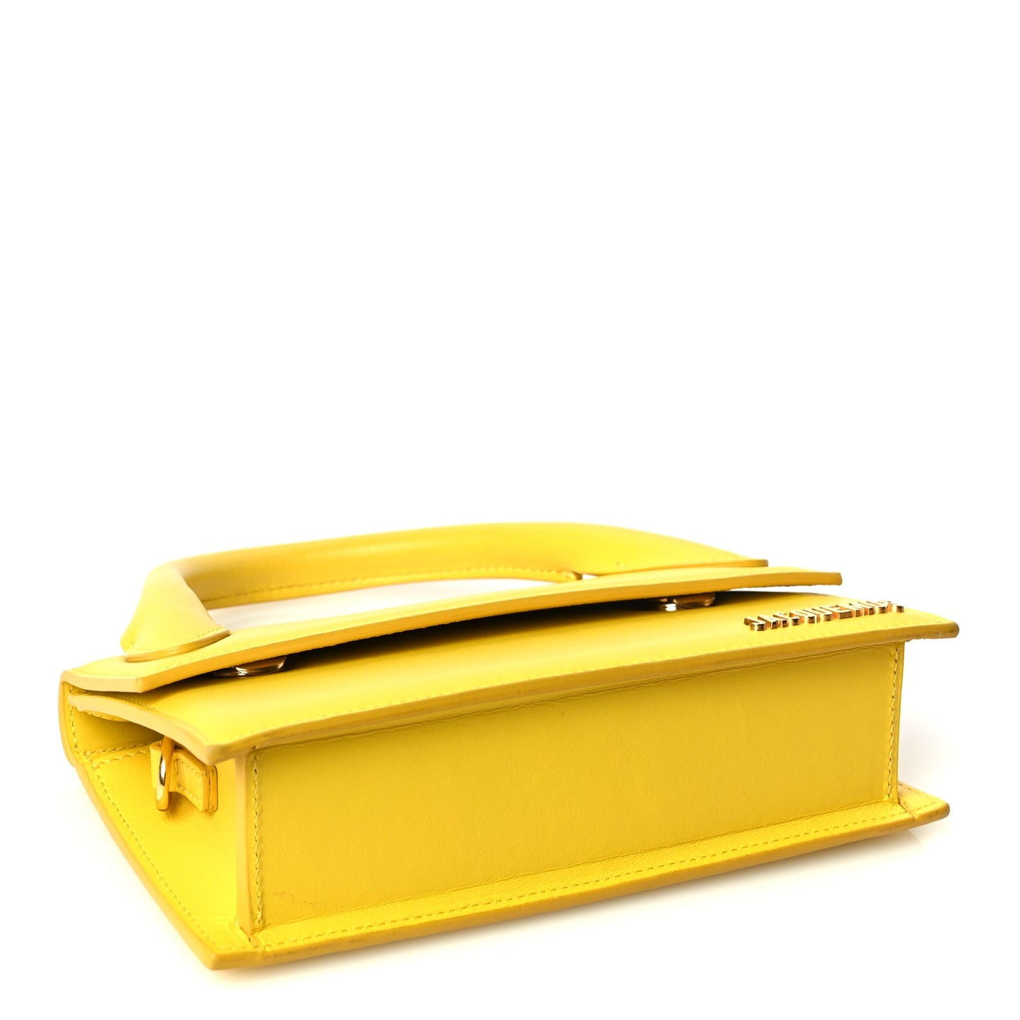 Jacquemus Smooth Calfskin Le Chiquito Long Yellow