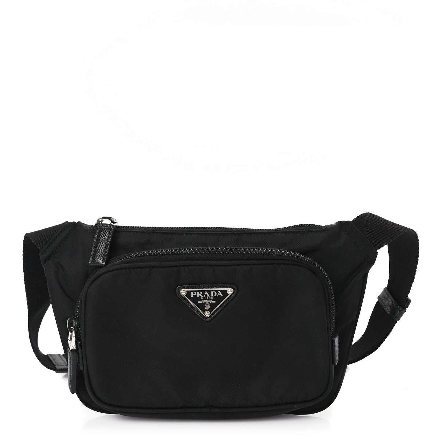Prada Re-Nylon Saffiano Belt Bag Black