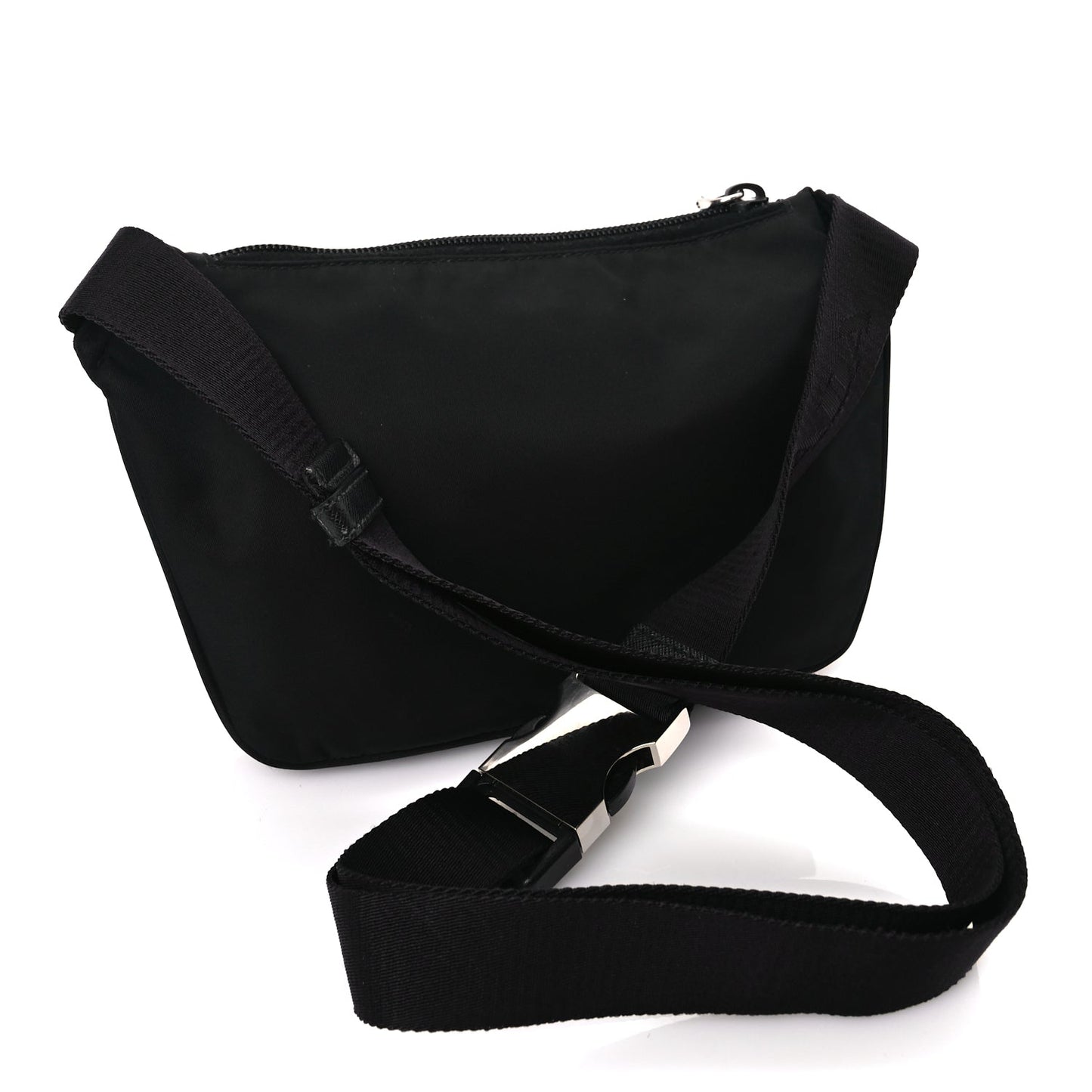 Prada Re-Nylon Saffiano Belt Bag Black