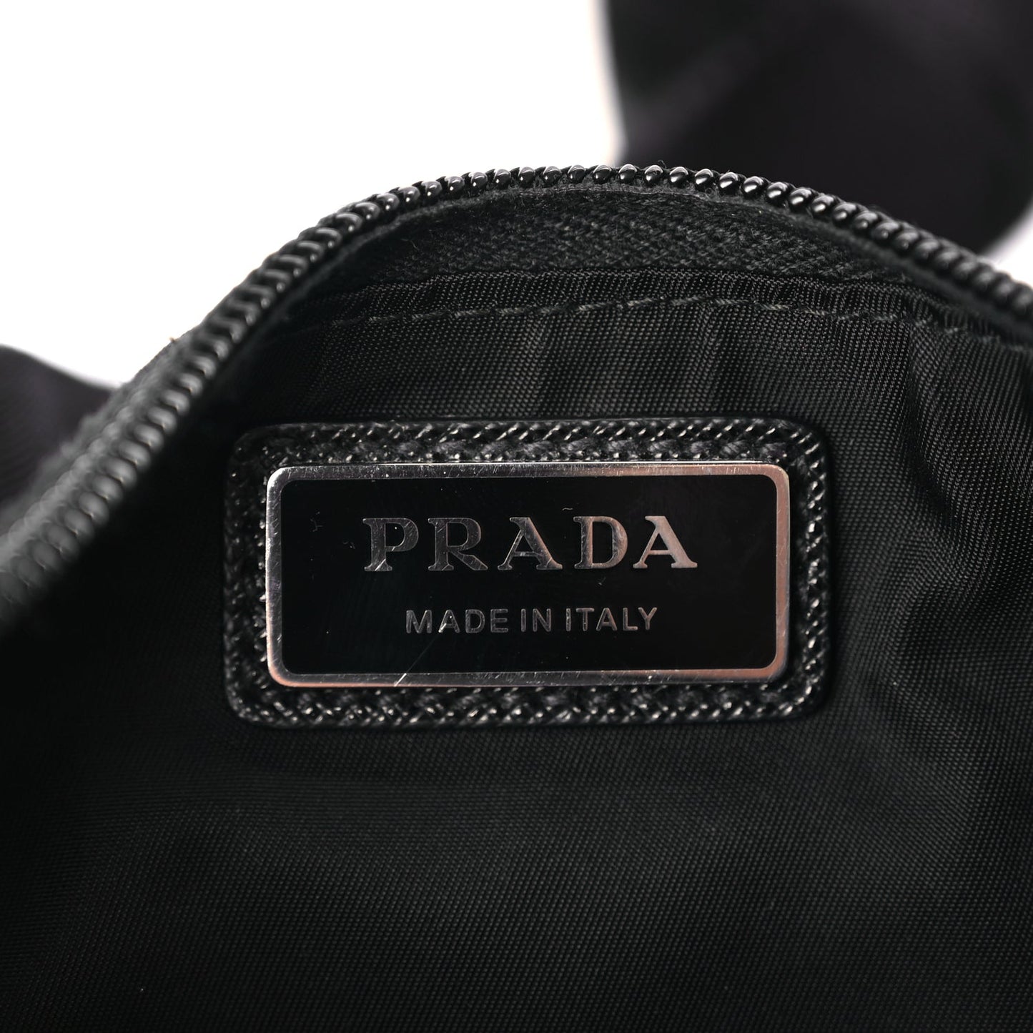Prada Re-Nylon Saffiano Belt Bag Black