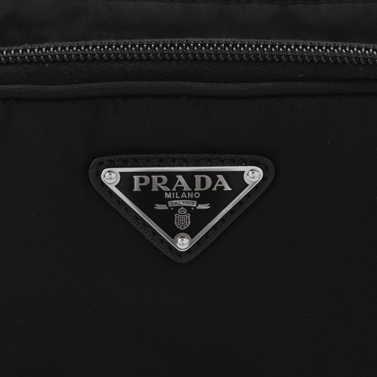 Prada Re-Nylon Saffiano Belt Bag Black