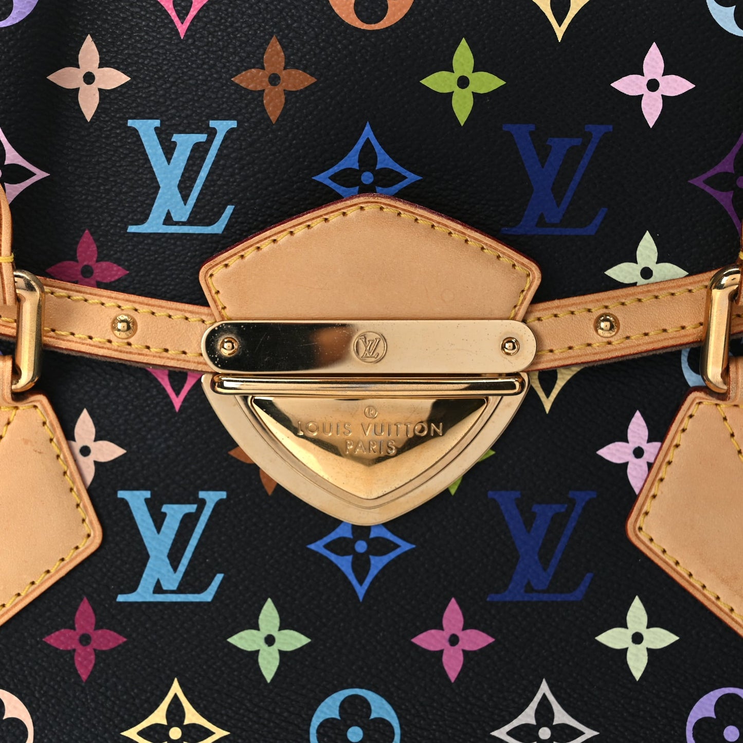 Louis Vuitton Monogram Multicolor Beverly GM Black