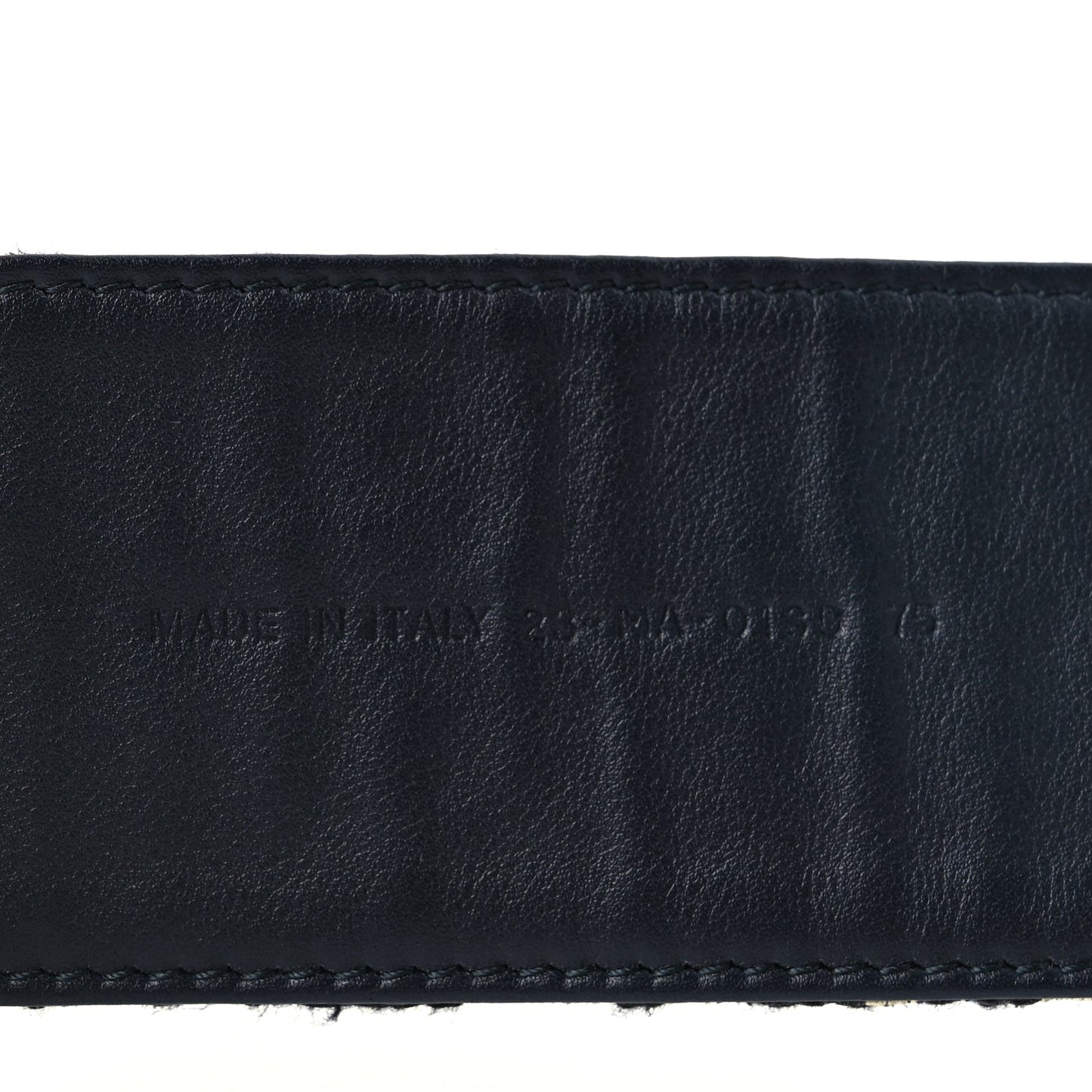 Christian Dior Oblique Diorquake Belt 75 Blue Multi