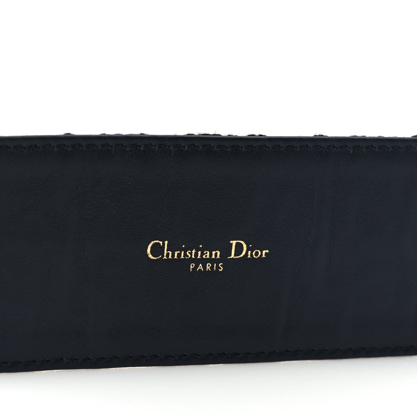 Christian Dior Oblique Diorquake Belt 75 Blue Multi