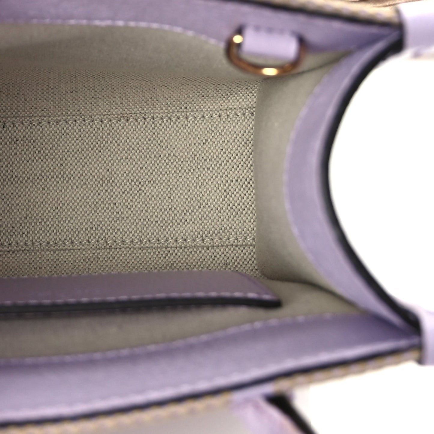 Gucci Monogram Jumbo GG Textured Dollar Calfskin Mini Tote Bag  Beige Lapis