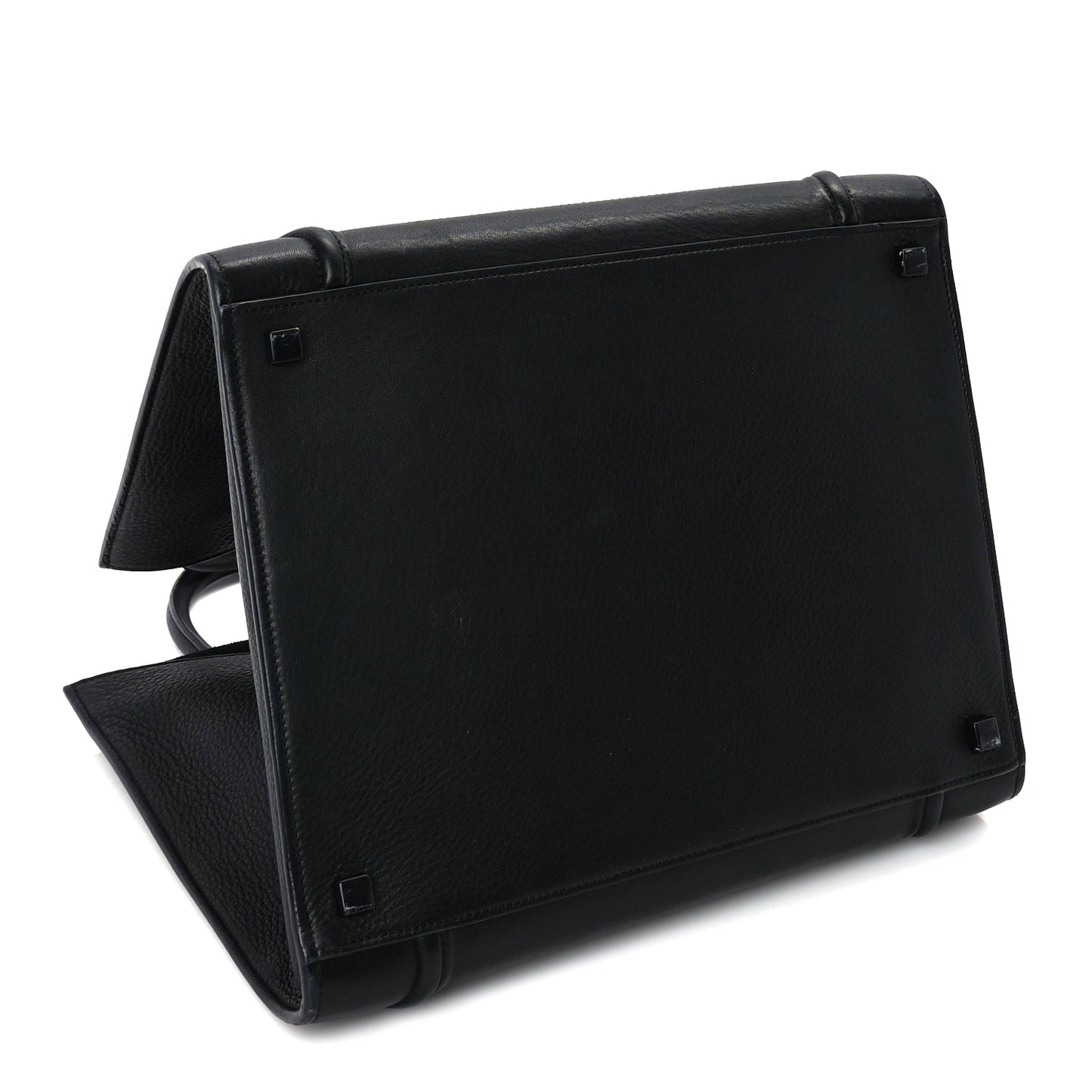 Celine Supple Calfskin Medium Phantom Luggage  Black