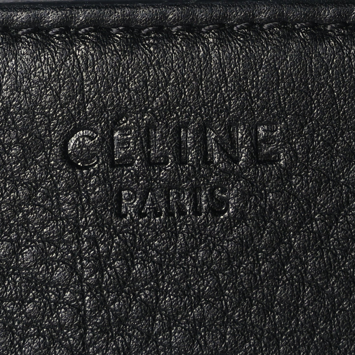 Celine Supple Calfskin Medium Phantom Luggage  Black