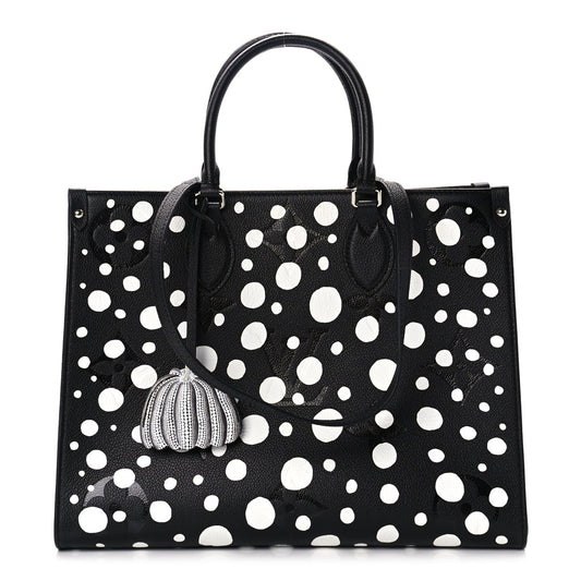 Louis Vuitton LV X YK Empreinte Monogram Giant Onthego MM Black