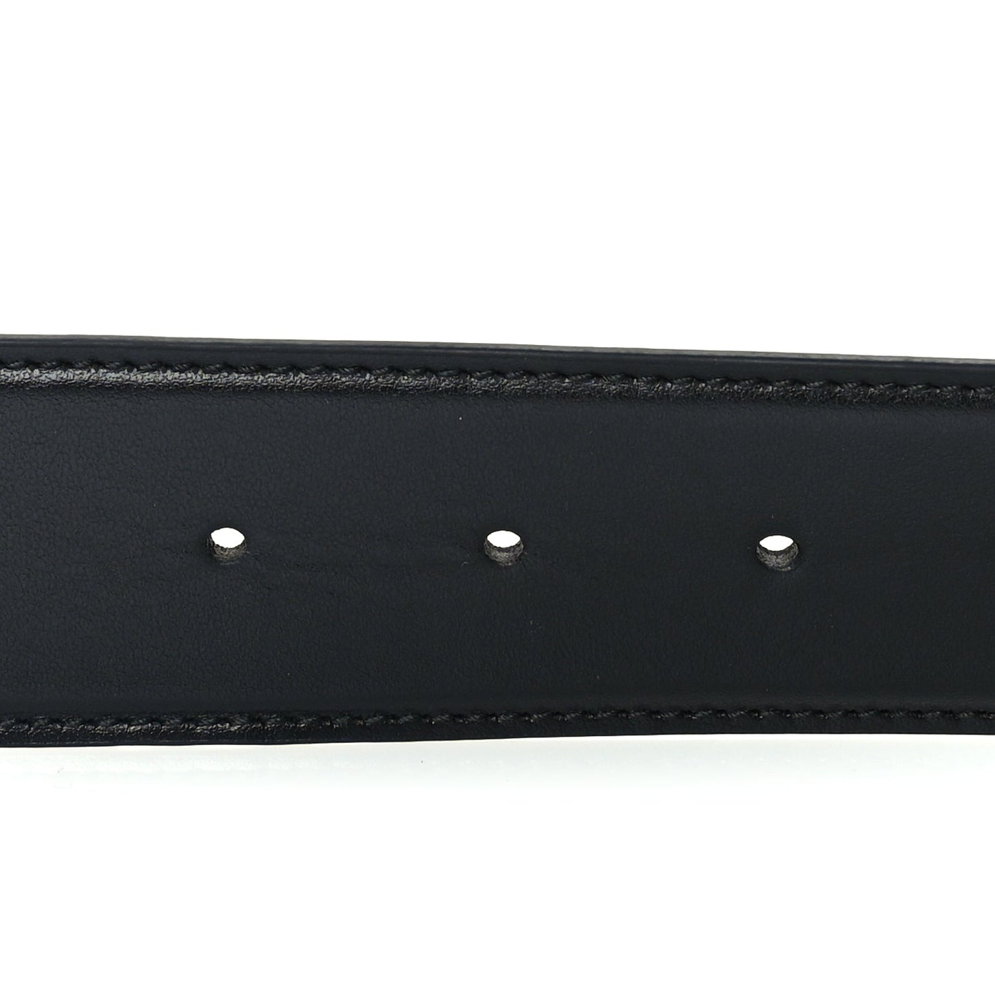 Gucci Plutone Calfskin Geometric Double G 40mm Belt 100 40  Black