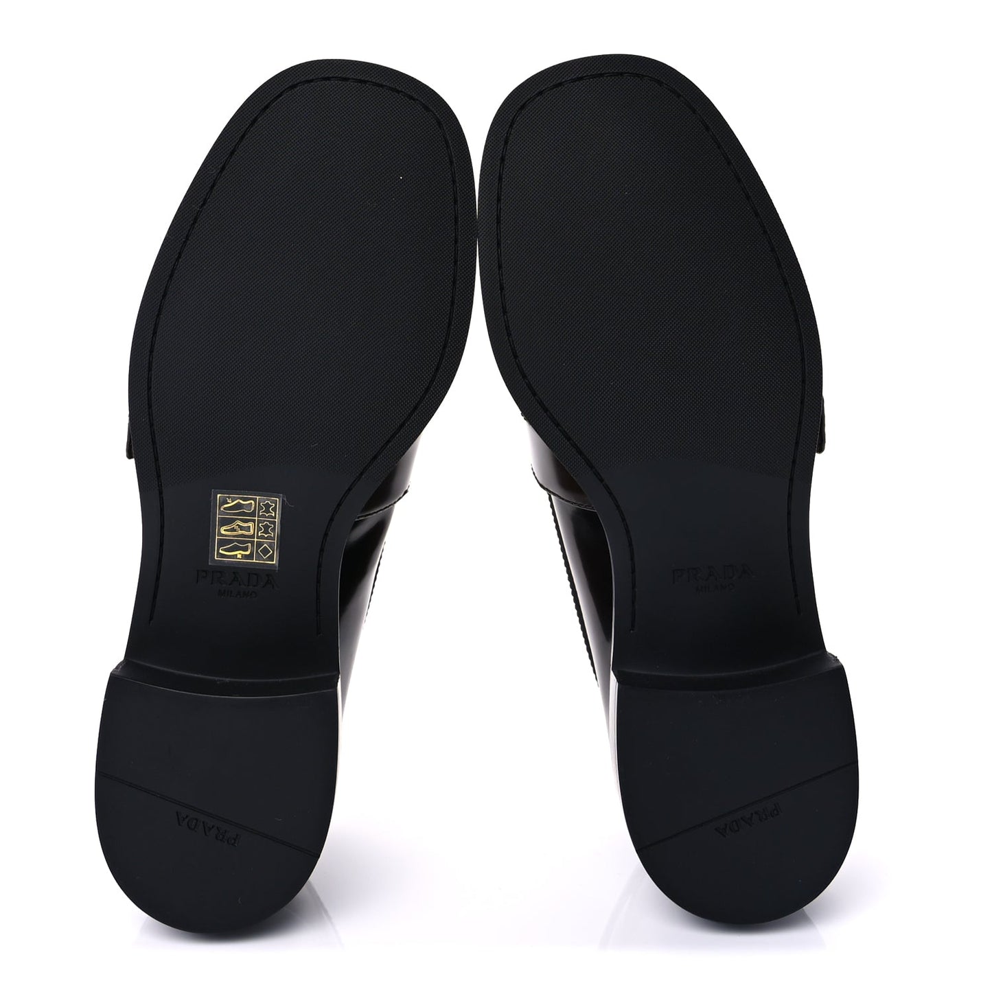 Prada Spazzolato Fume Sienna Loafers 37  Bruciato