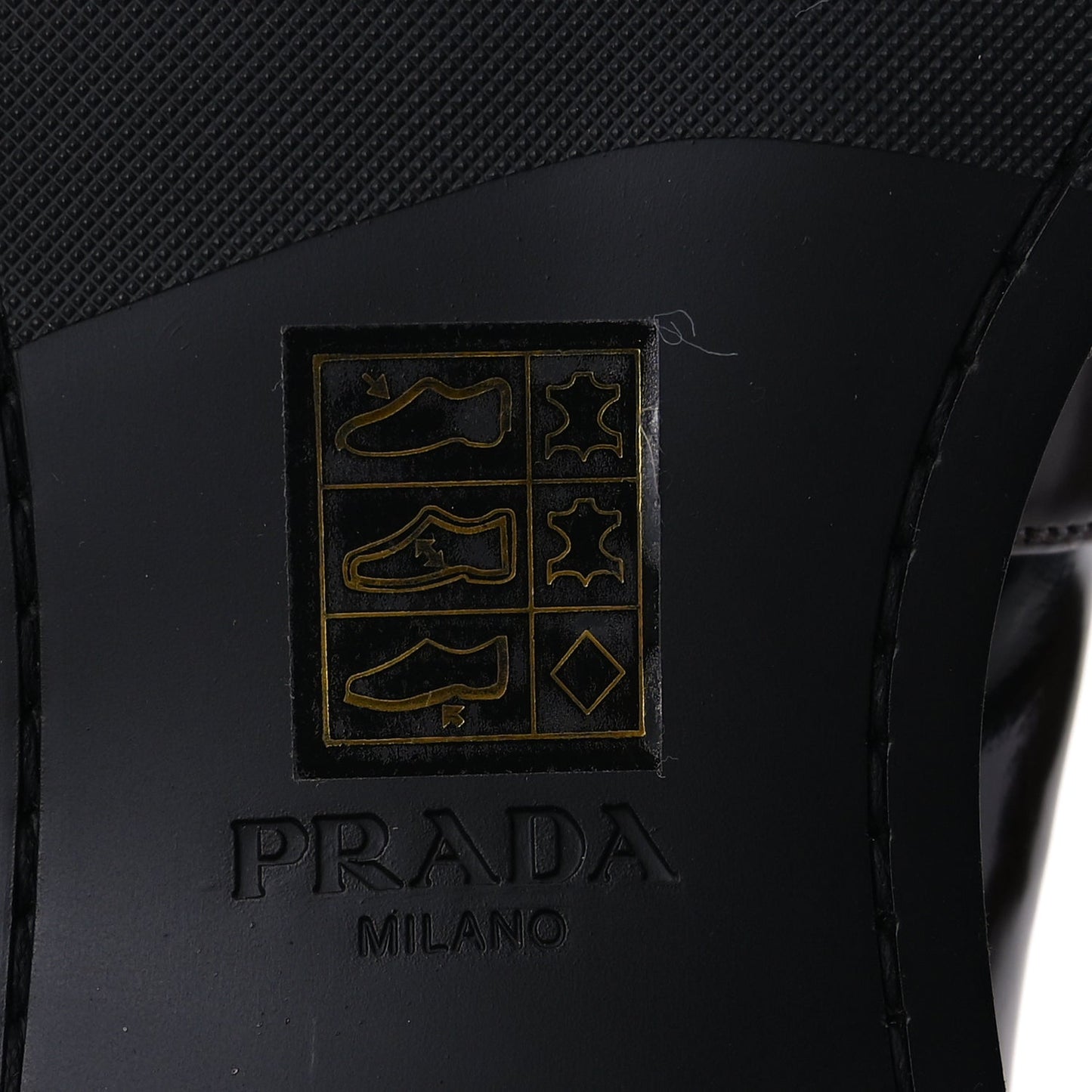 Prada Spazzolato Fume Sienna Loafers 37  Bruciato