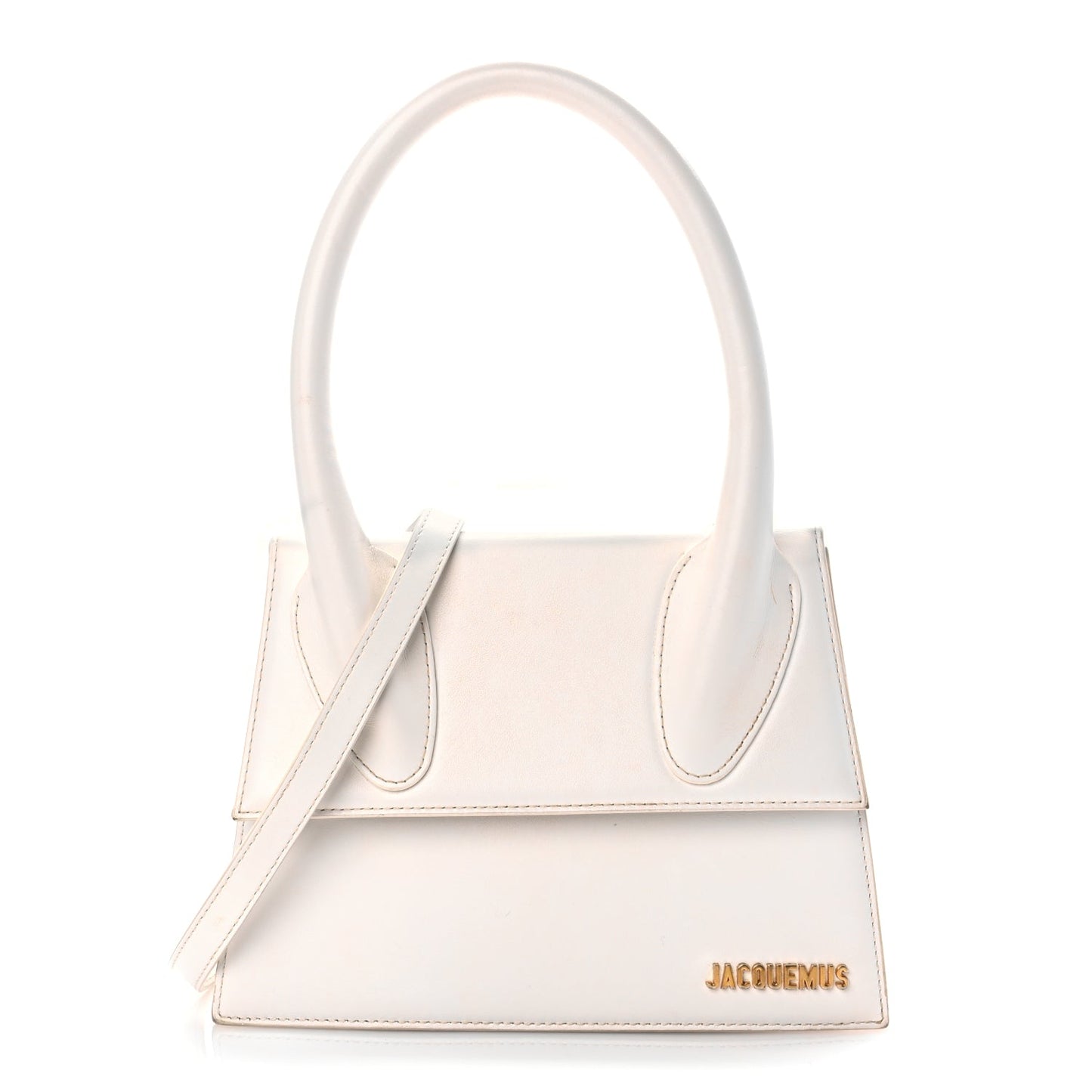 Jacquemus Smooth Calfskin Le Grand Chiquito White