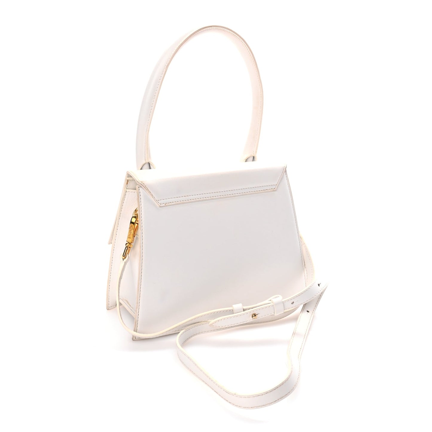Jacquemus Smooth Calfskin Le Grand Chiquito White