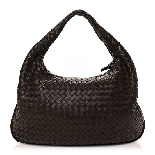 Bottega Veneta Nappa Intrecciato Medium Veneta Hobo Ebano