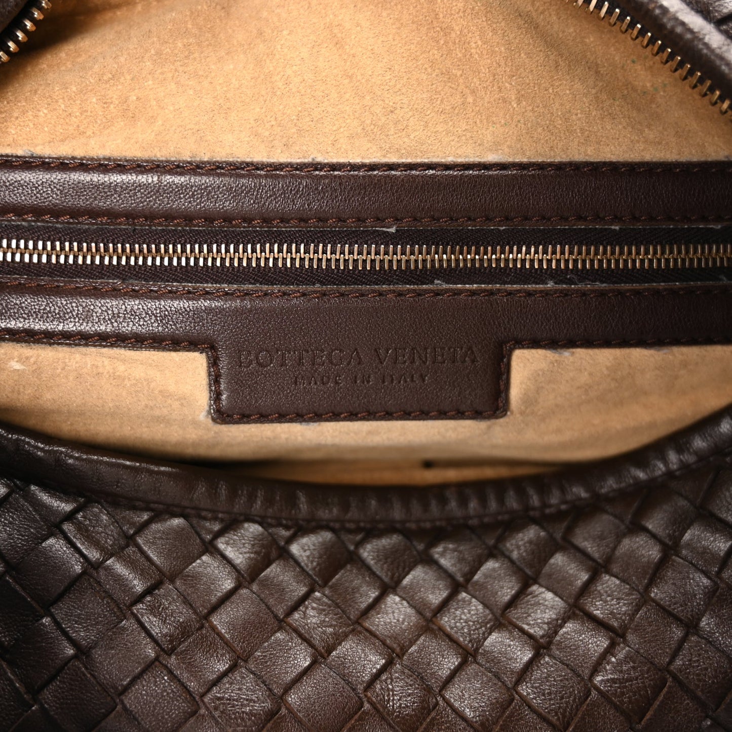 Bottega Veneta Nappa Intrecciato Medium Veneta Hobo Ebano