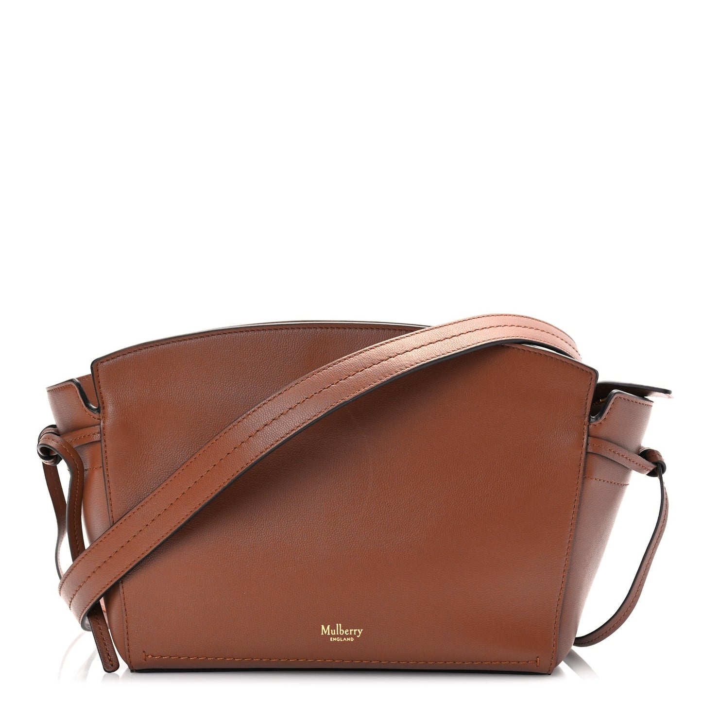 Mulberry Micro Classic Grain Clovelly Crossbody Bright Oak
