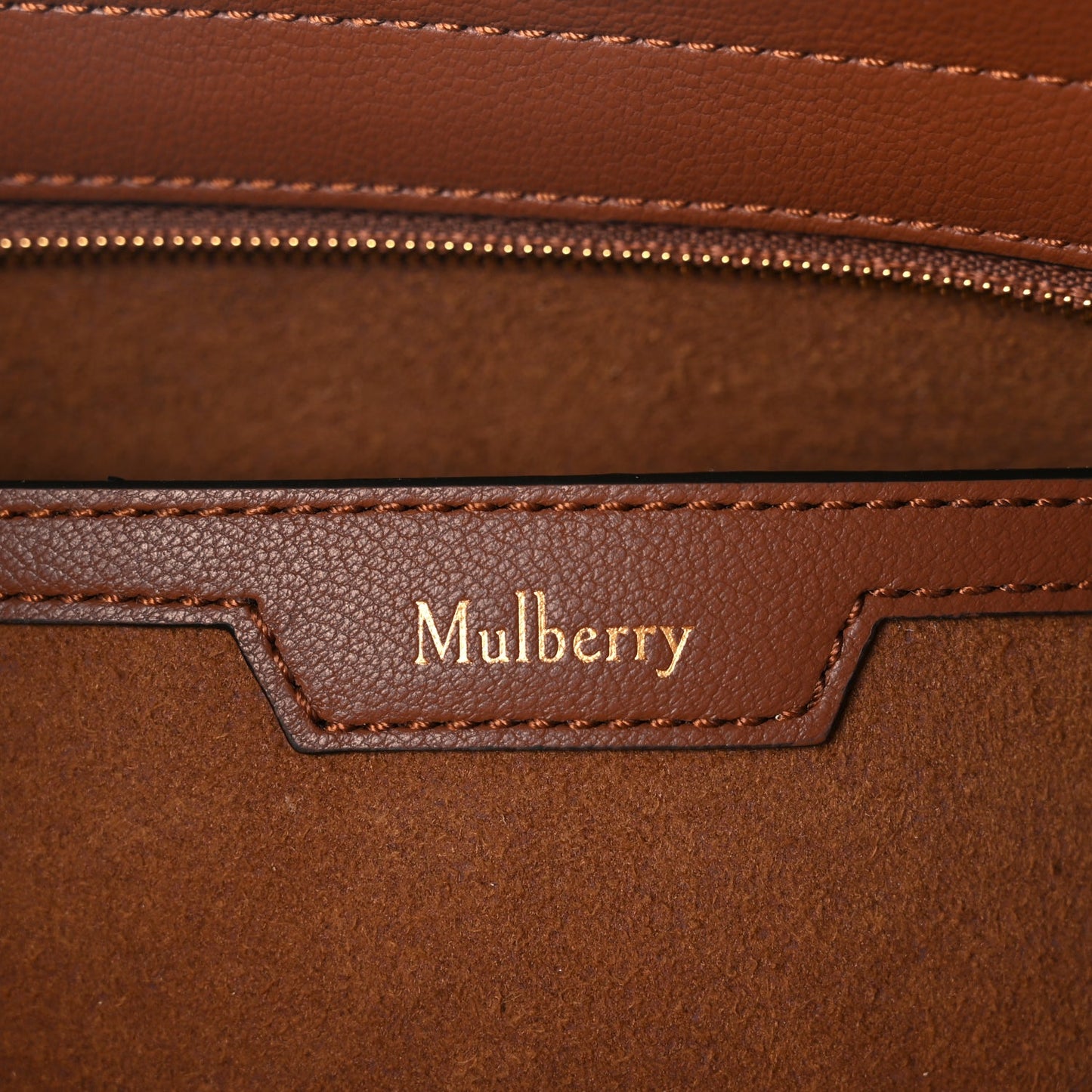 Mulberry Micro Classic Grain Clovelly Crossbody Bright Oak