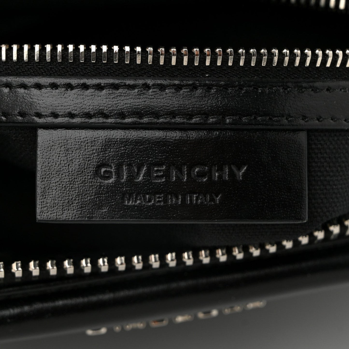 Givenchy Shiny Lord Calfskin Mini Antigona Black