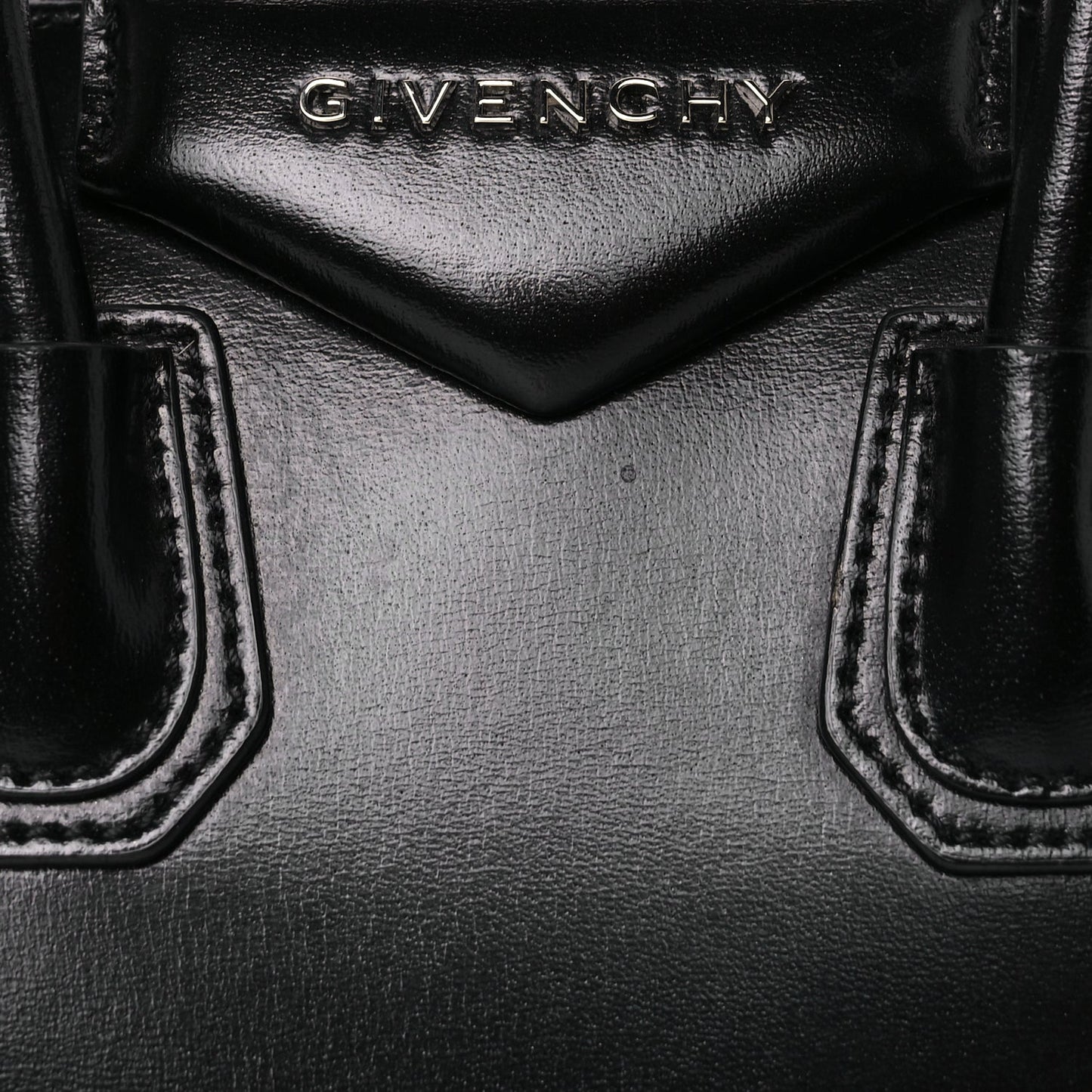 Givenchy Shiny Lord Calfskin Mini Antigona Black