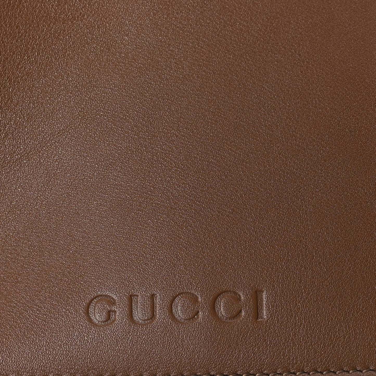 Gucci GG Suede B Large Shoulder Bag Brown
