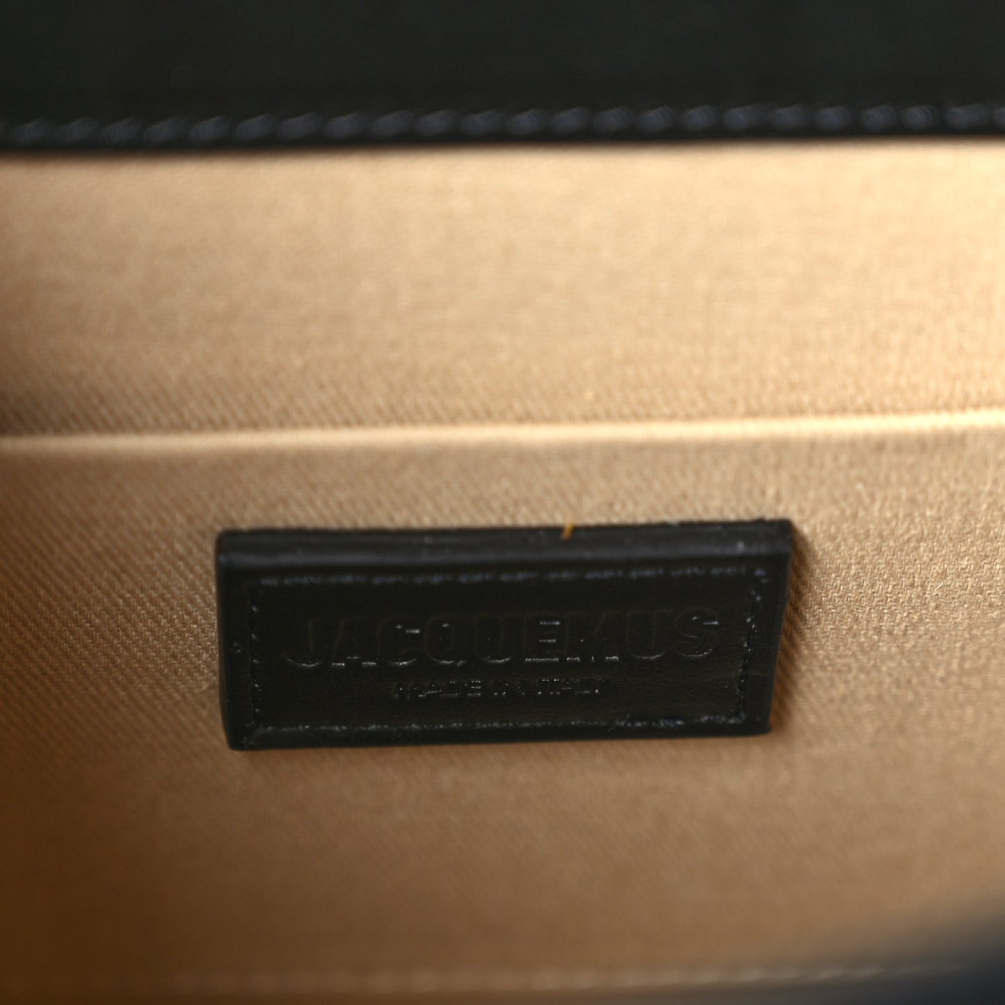 Jacquemus Smooth Calfskin Le Grand Chiquito Black
