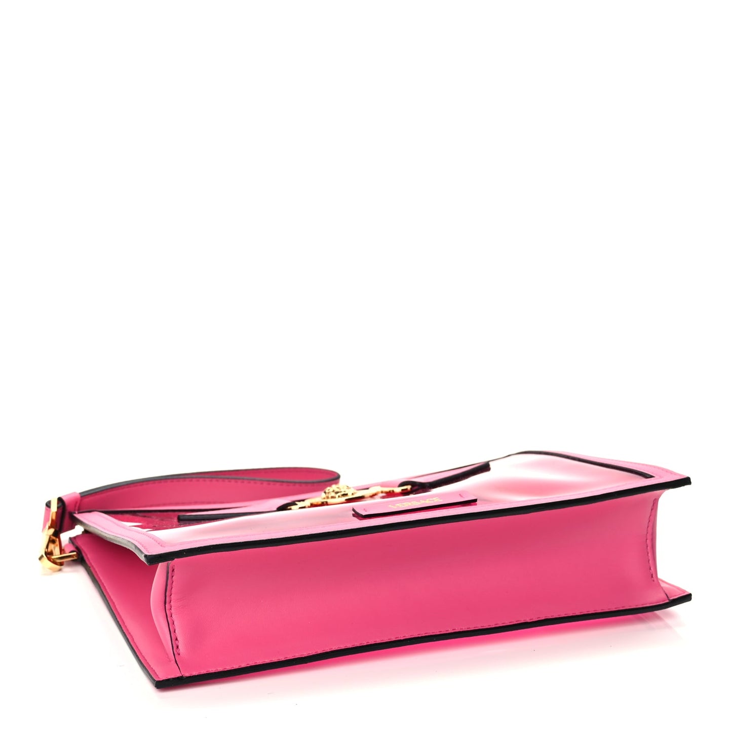 Versace PVC Medusa Clutch Fuschia