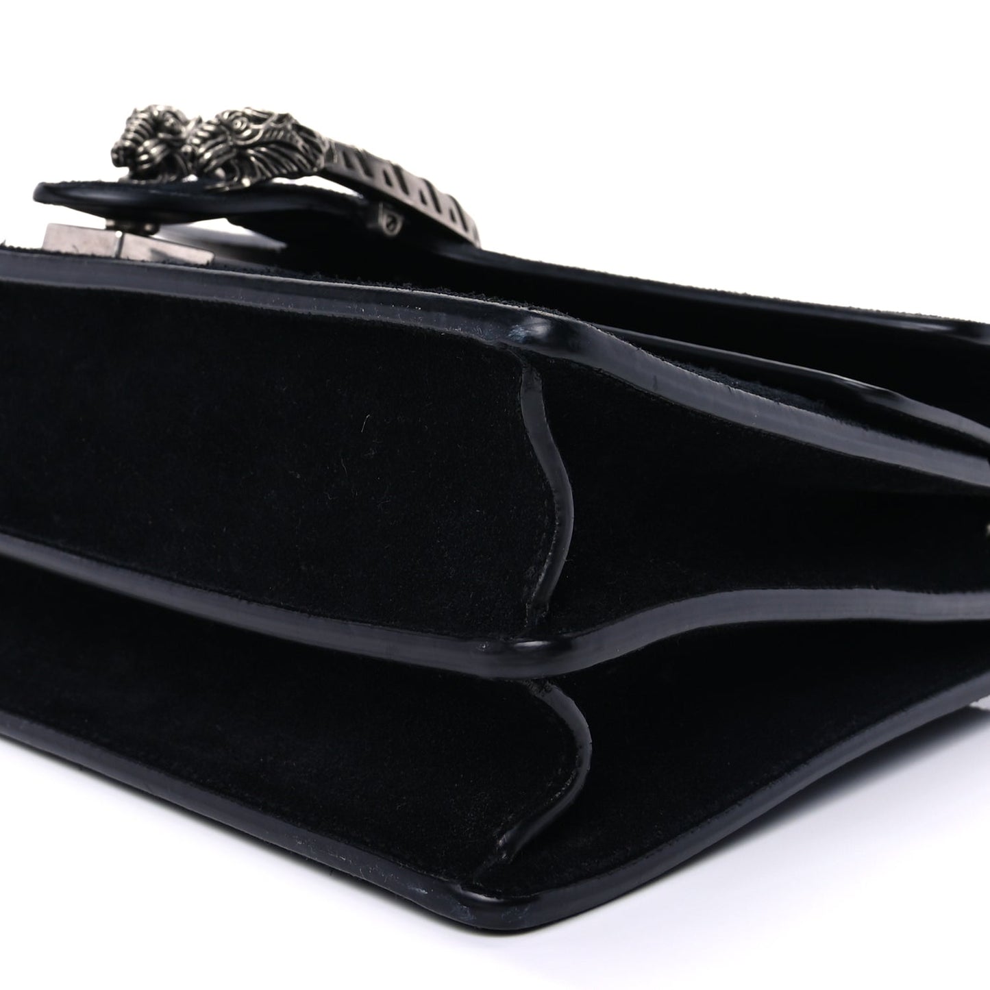 Gucci Suede Small Dionysus Shoulder Bag Black