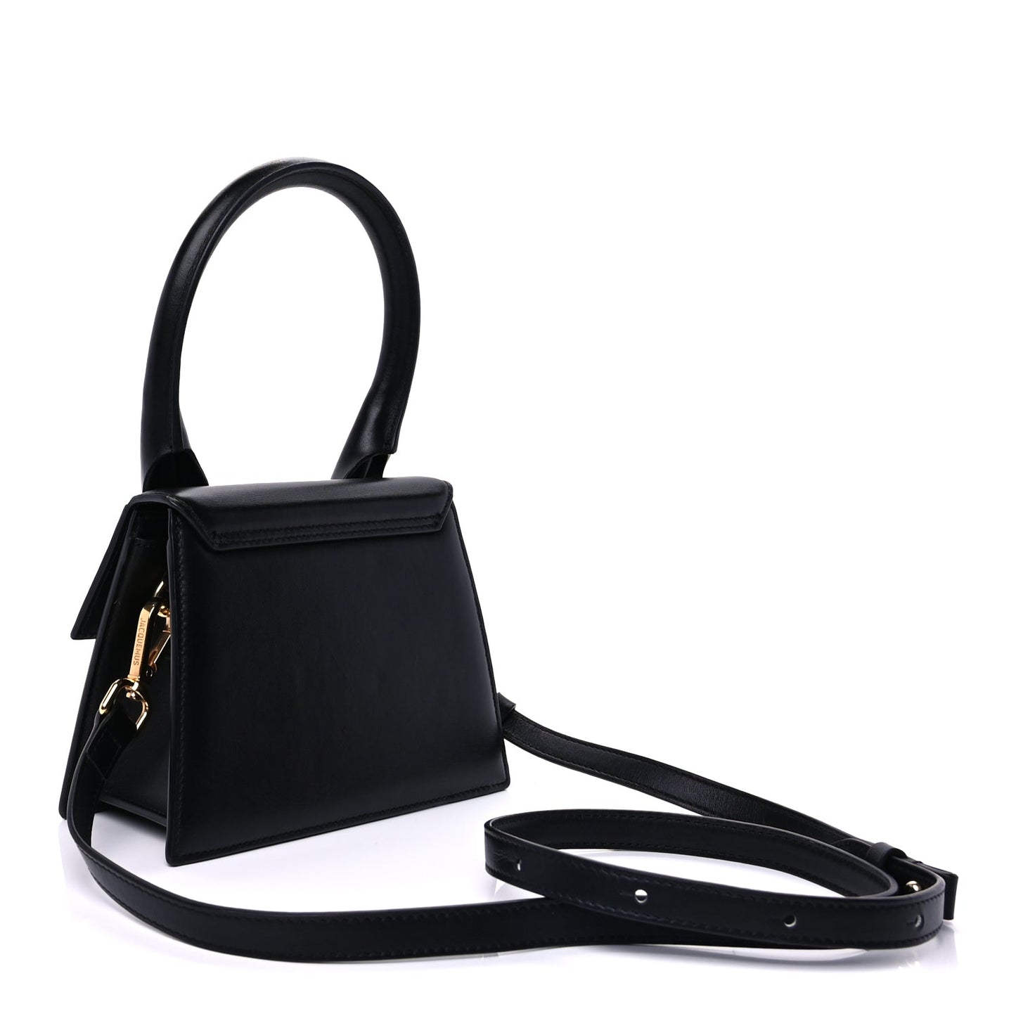 Jacquemus Smooth Calfskin Le Chiquito Moyen Black