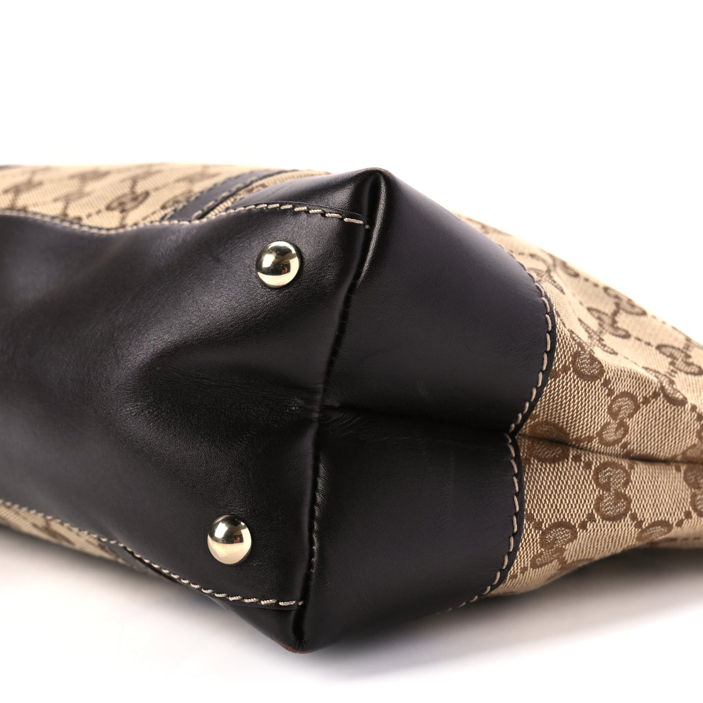 Gucci Monogram Small Lovely Heart Tote Dark Brown