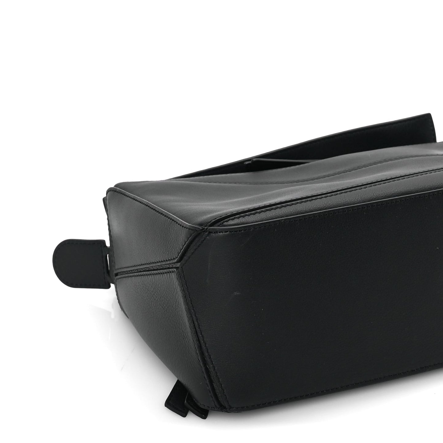Loewe Calfskin Small Puzzle Bag  Black