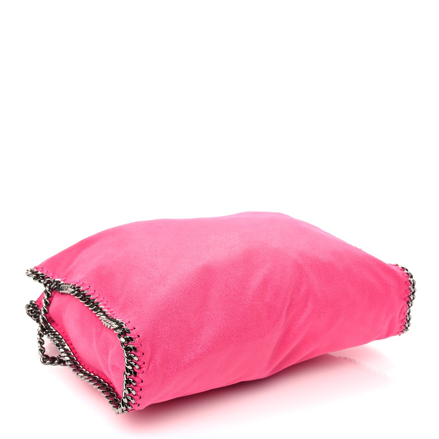 Stella McCartney Shaggy Deer Falabella Fold Over Tote  Hot Pink
