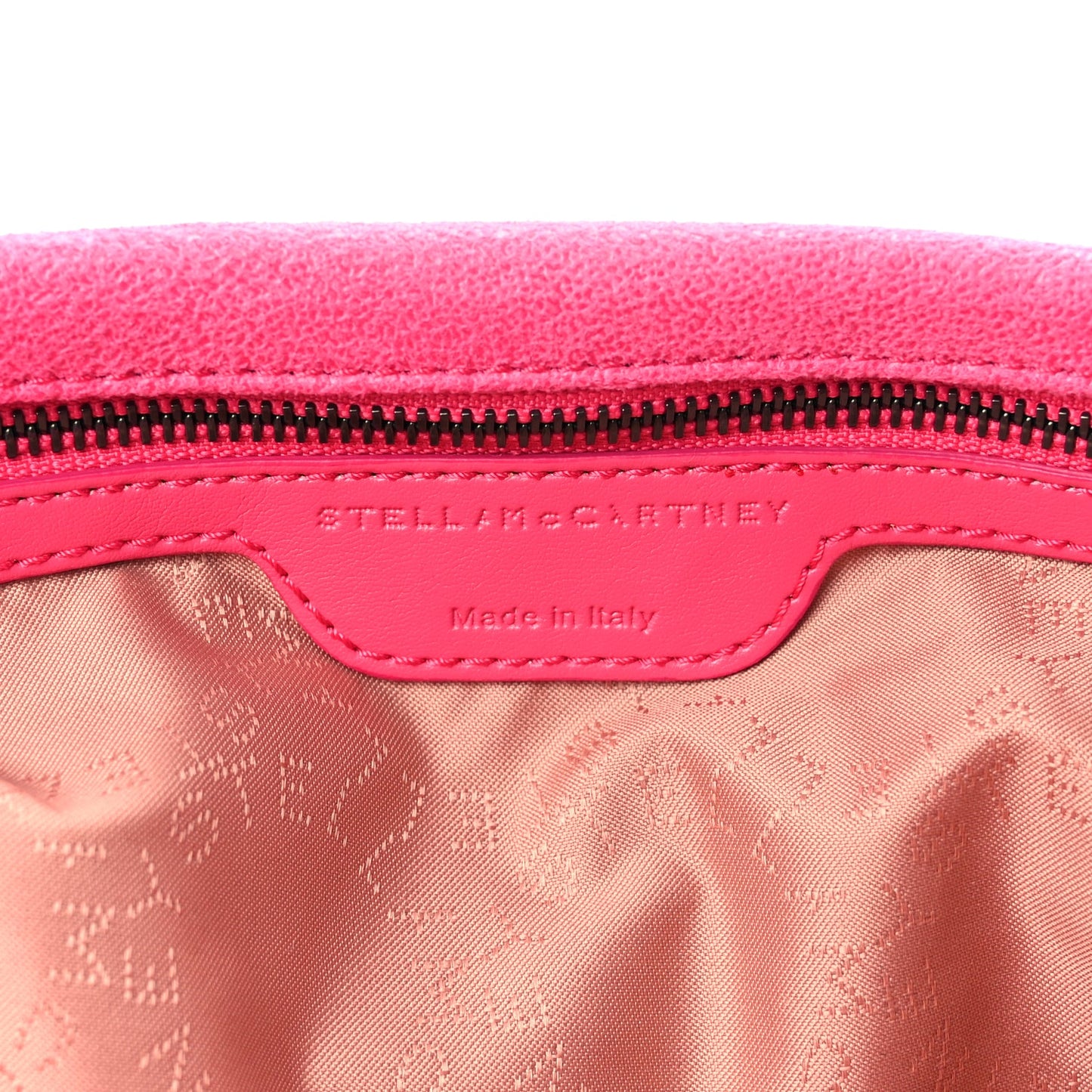 Stella McCartney Shaggy Deer Falabella Fold Over Tote  Hot Pink