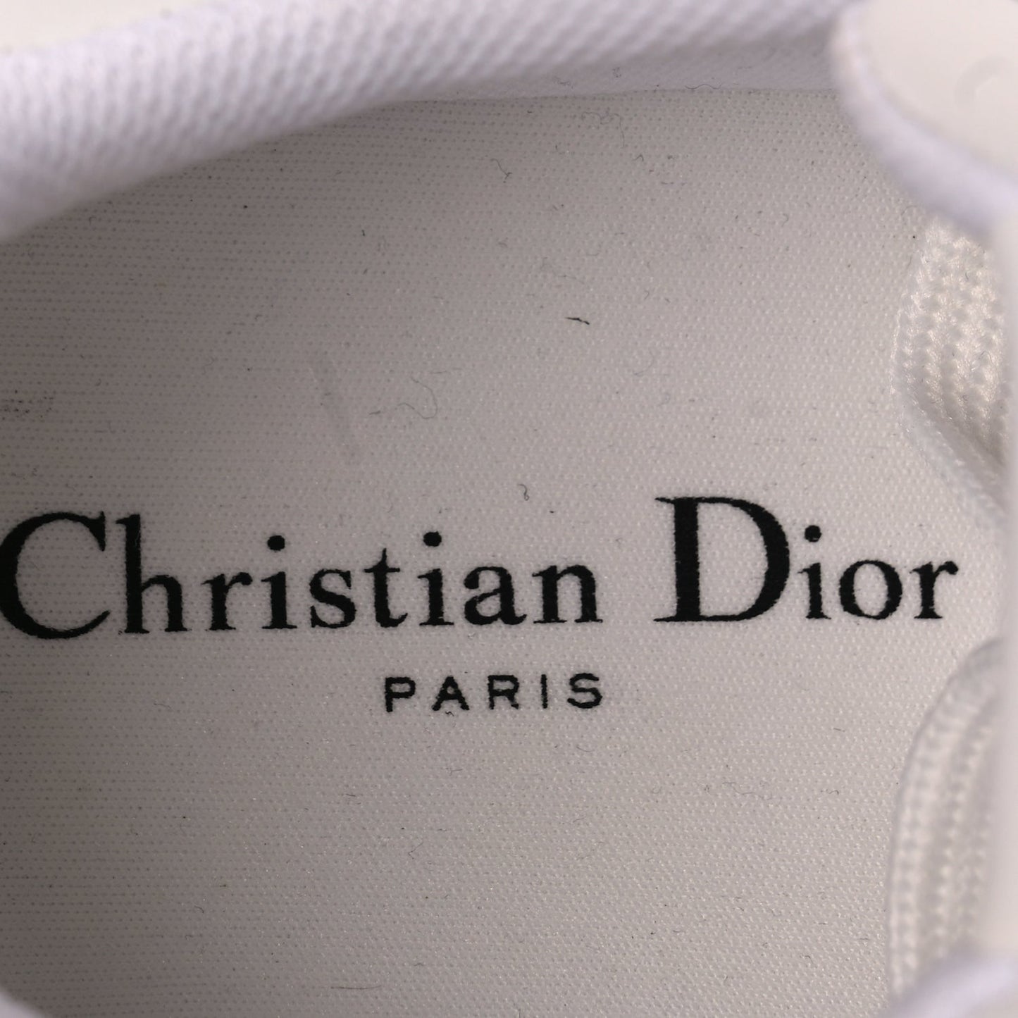 Christian Dior Calfskin D-Freeway Low Top Sneakers 39 White