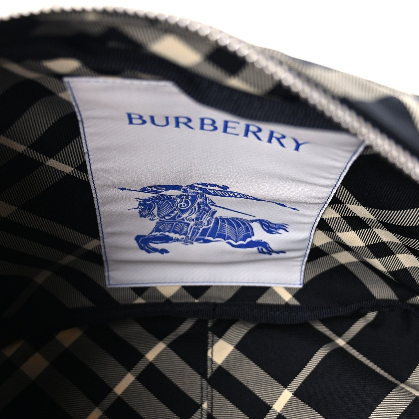 Burberry Canvas Check EKD-applique Crossbody Bag Black Calico
