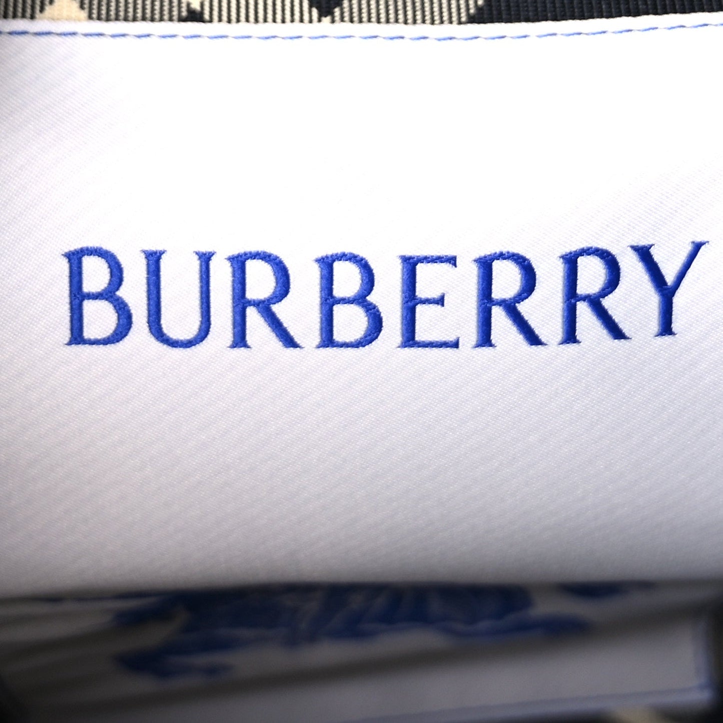 Burberry Canvas Check EKD-applique Crossbody Bag Black Calico