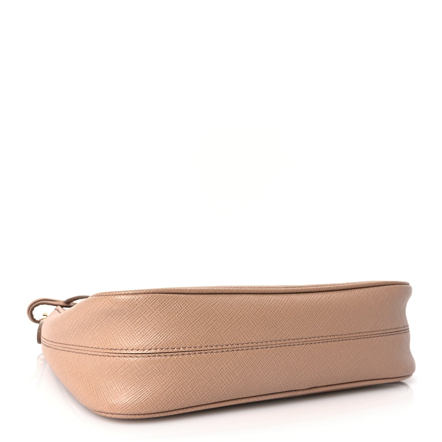 Prada Saffiano Lux Re-Edition Mini Shoulder Bag Cammeo