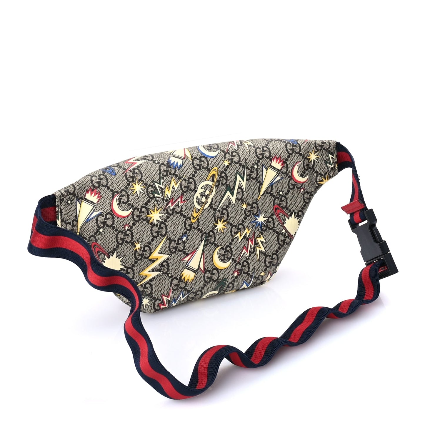 Gucci GG Supreme Monogram Childrens Space Print Belt Bag  Multicolor