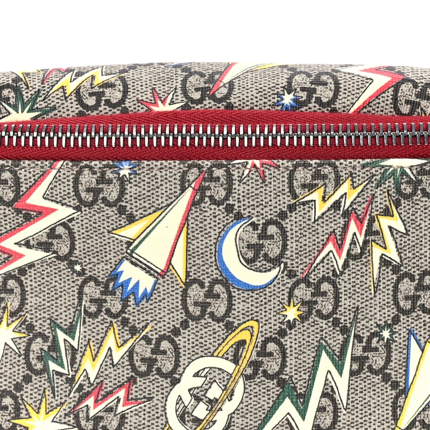 Gucci GG Supreme Monogram Childrens Space Print Belt Bag  Multicolor