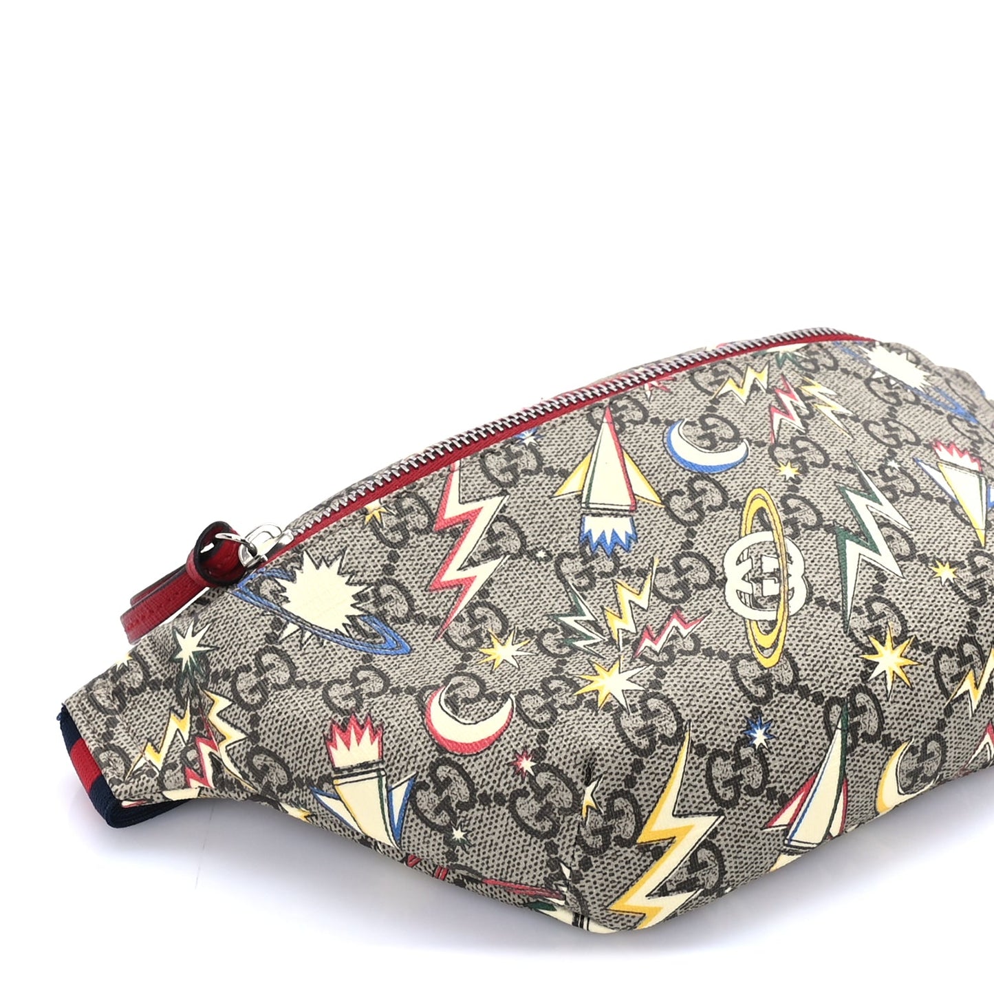 Gucci GG Supreme Monogram Childrens Space Print Belt Bag  Multicolor