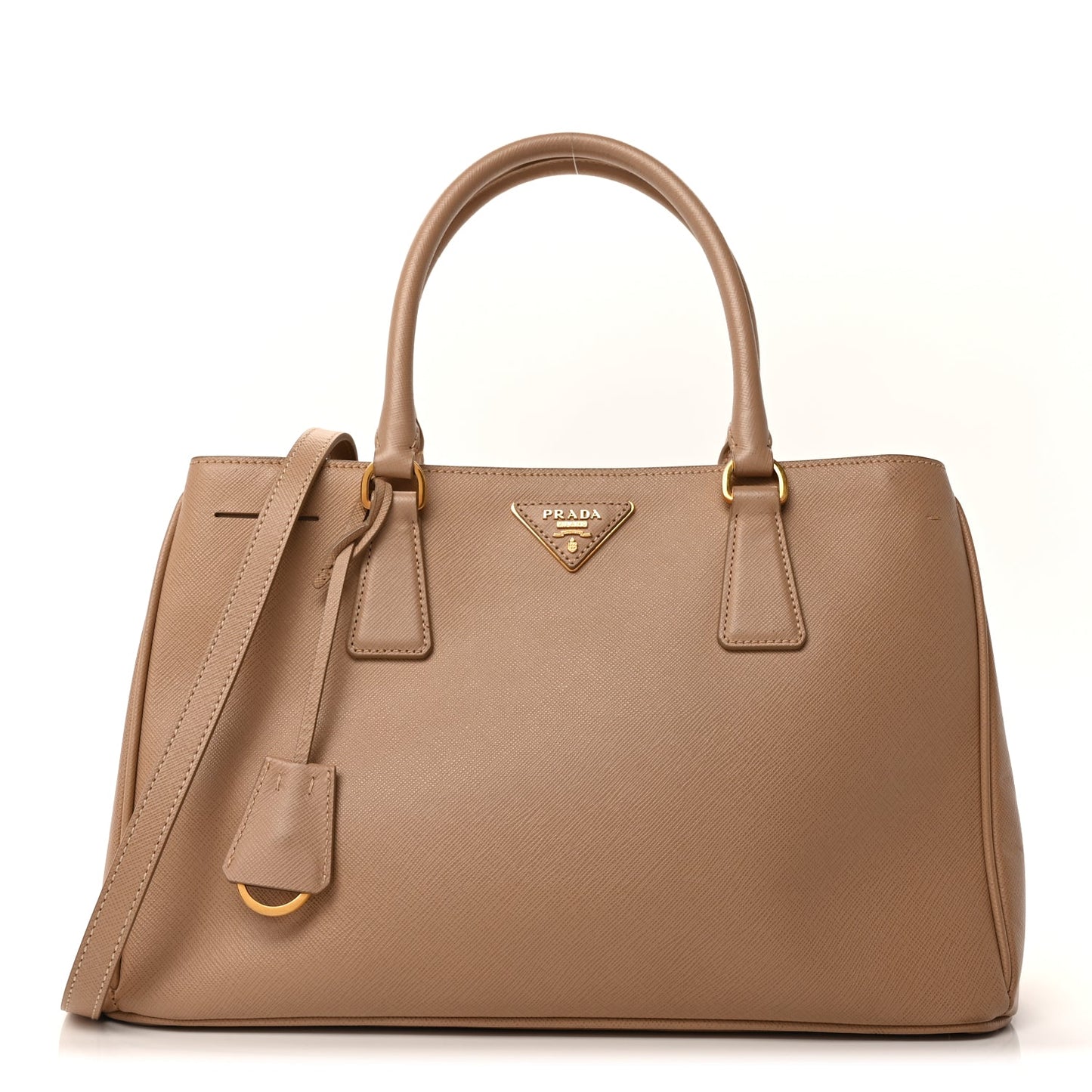 Prada Saffiano Lux Medium Tote  Sabbia