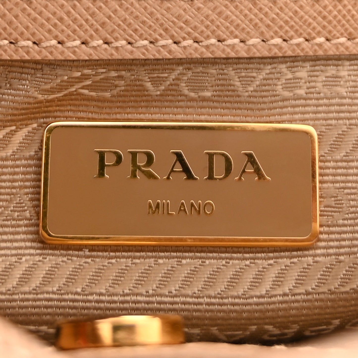 Prada Saffiano Lux Medium Tote  Sabbia